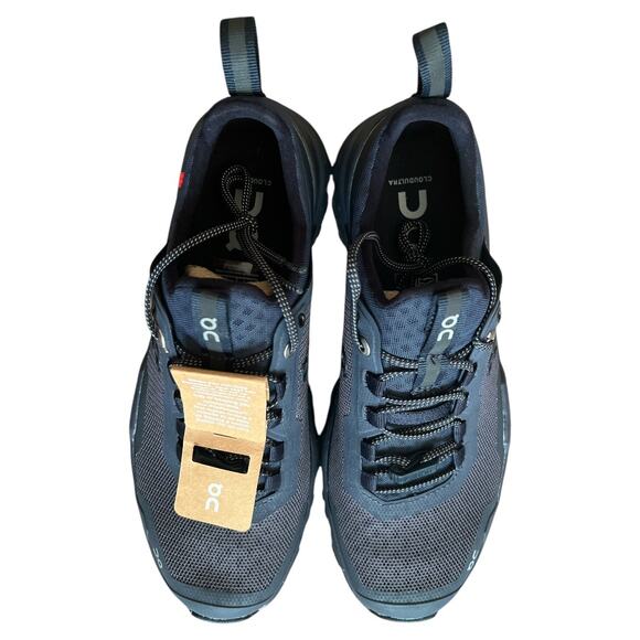 ON RUNNING Cloudultra Nite Navy Midnight Trail Running Shoes, US6 - Picture 4 of 7